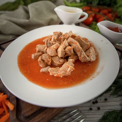 Поджарка из свинины