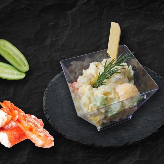 Салата с крабовыми палочками