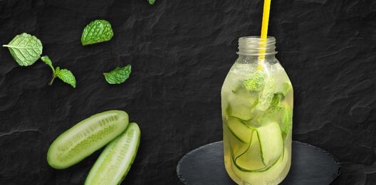 Домашний лимонад огуречный