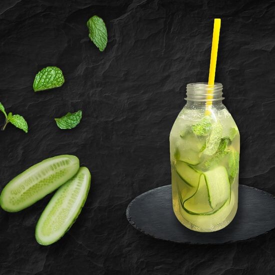 Домашний лимонад огуречный