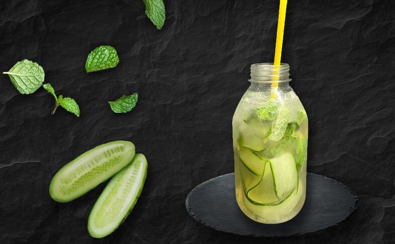 Домашний лимонад огуречный