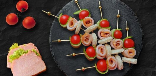 Канапе с карбонадом