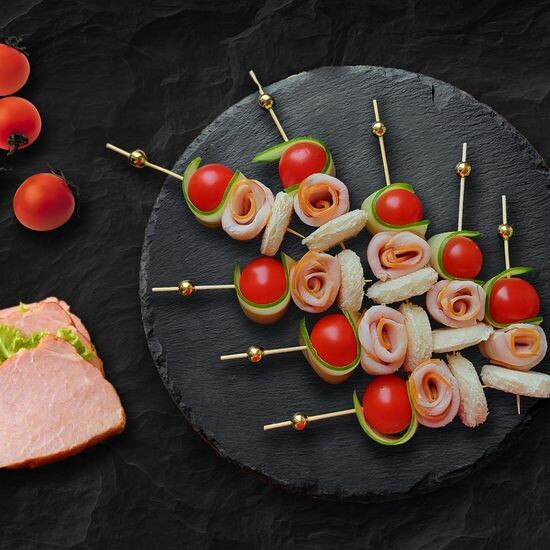 Канапе с карбонадом