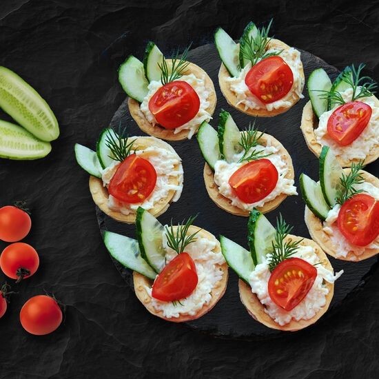 Тарталетки с сыром