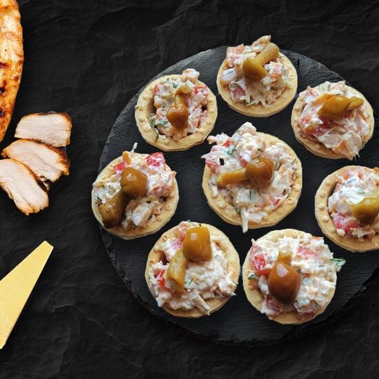 Тарталетки с курицей