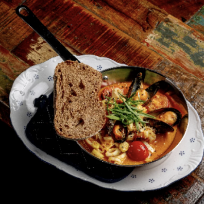 Соте из морепродуктов