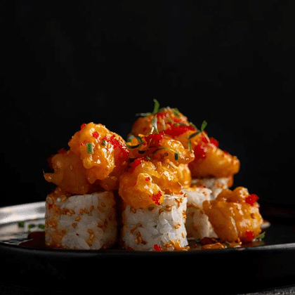 Ролл попкорн креветка