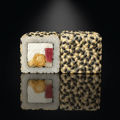 Ролл с мидиями