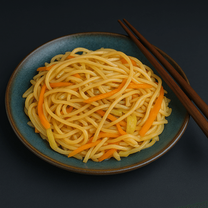 Лапша Яичная + овощи + соус на выбор