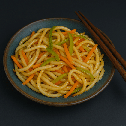 Лапша Удон + овощи + соус на выбор