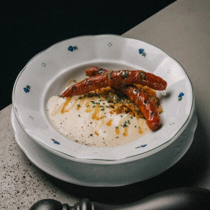 Охотничьи колбаски с пармантье