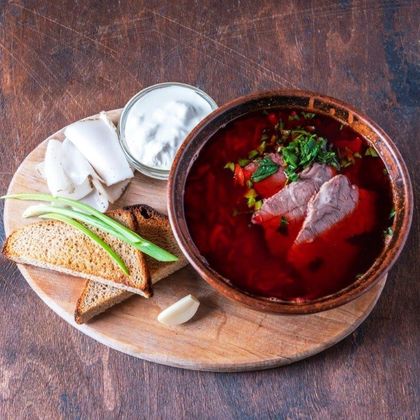 Борщ с говядиной