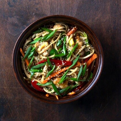 Вок с курицей