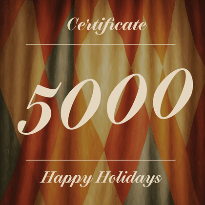 Сертификат 5000