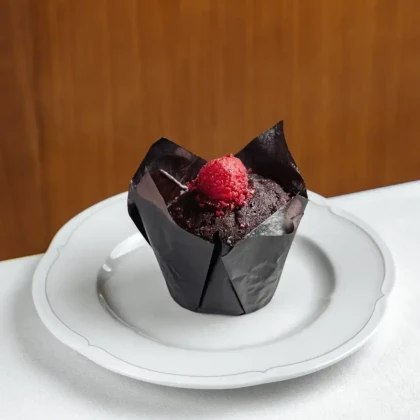 Маффин с малиной