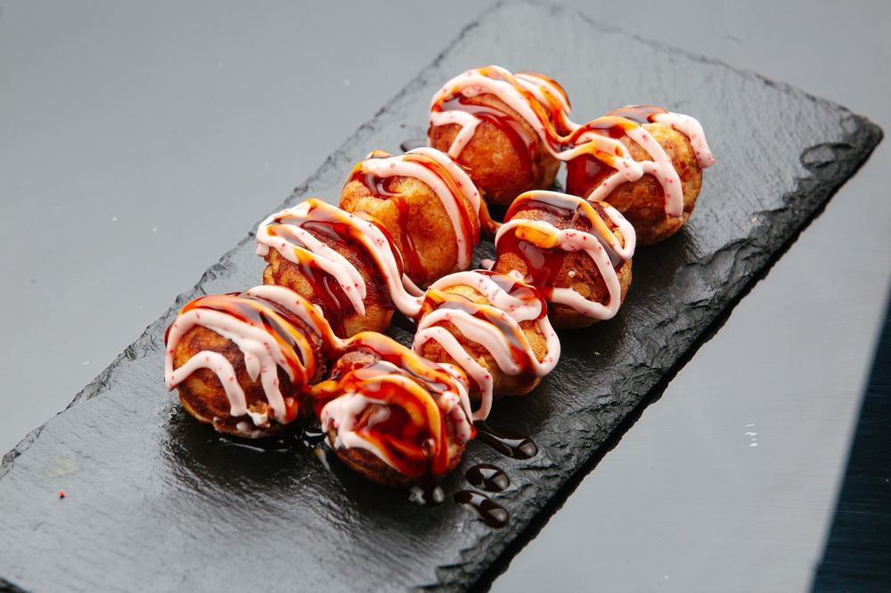 Такояки с крабом