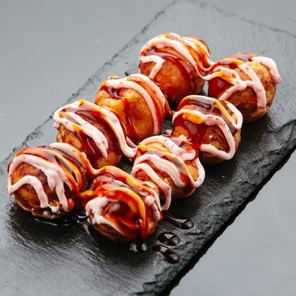 Такояки с крабом