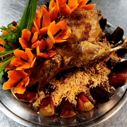 БАНКЕТ - Гусь запеченый с яблоками