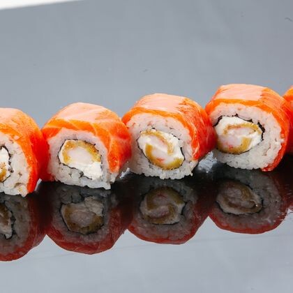 Ролл "Филадельфия с креветкой темпура"