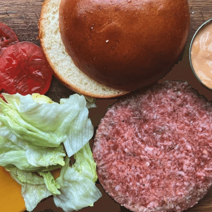 Набор для бургера полуфабрикат
