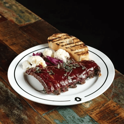 Свиные ребра в соусе BBQ