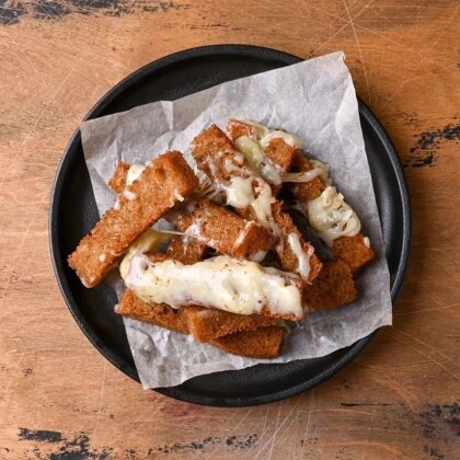 Гренки с сыром