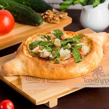 Хачапури с креветкой