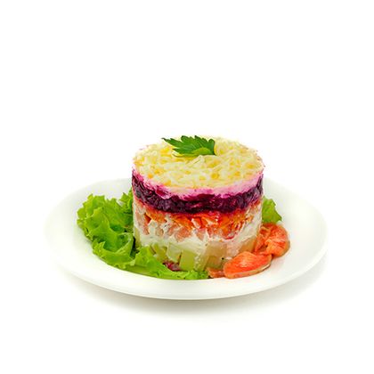 Салат Форель под шубой