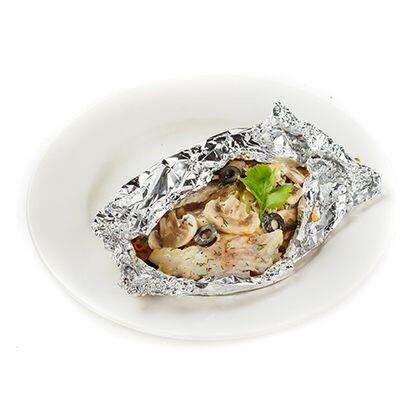 Треска запеченная в фольге