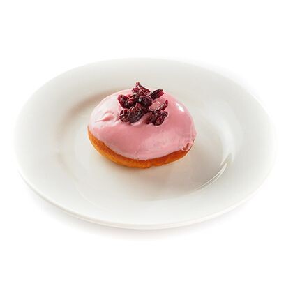 Пышечка с клюквой и творожным сыром