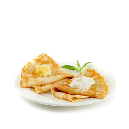 Блинчики с маслом