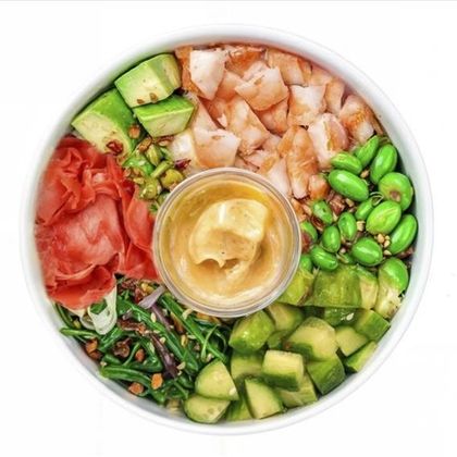 Поке с креветками