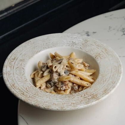 Пенне с лесными грибами