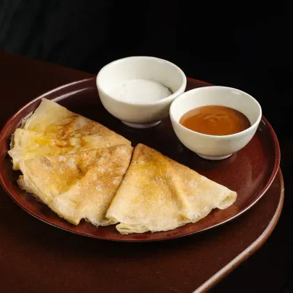 Блины со сметаной