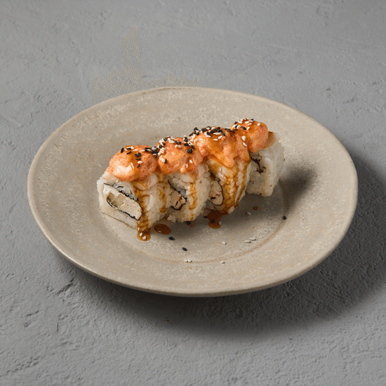 Запеченный сливочный с креветкой