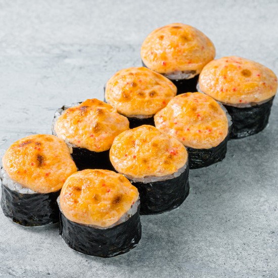 С сурими и тобико