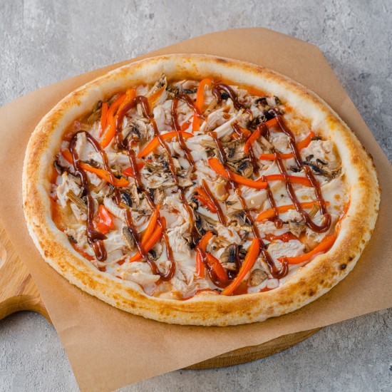 С цыпленком барбекю