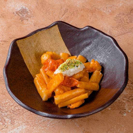 Ттокпокки с креветками