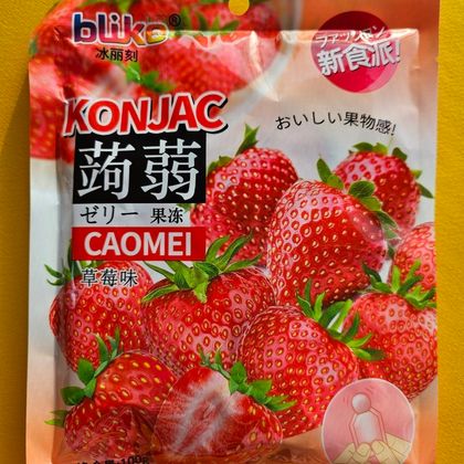 Желе, клубника