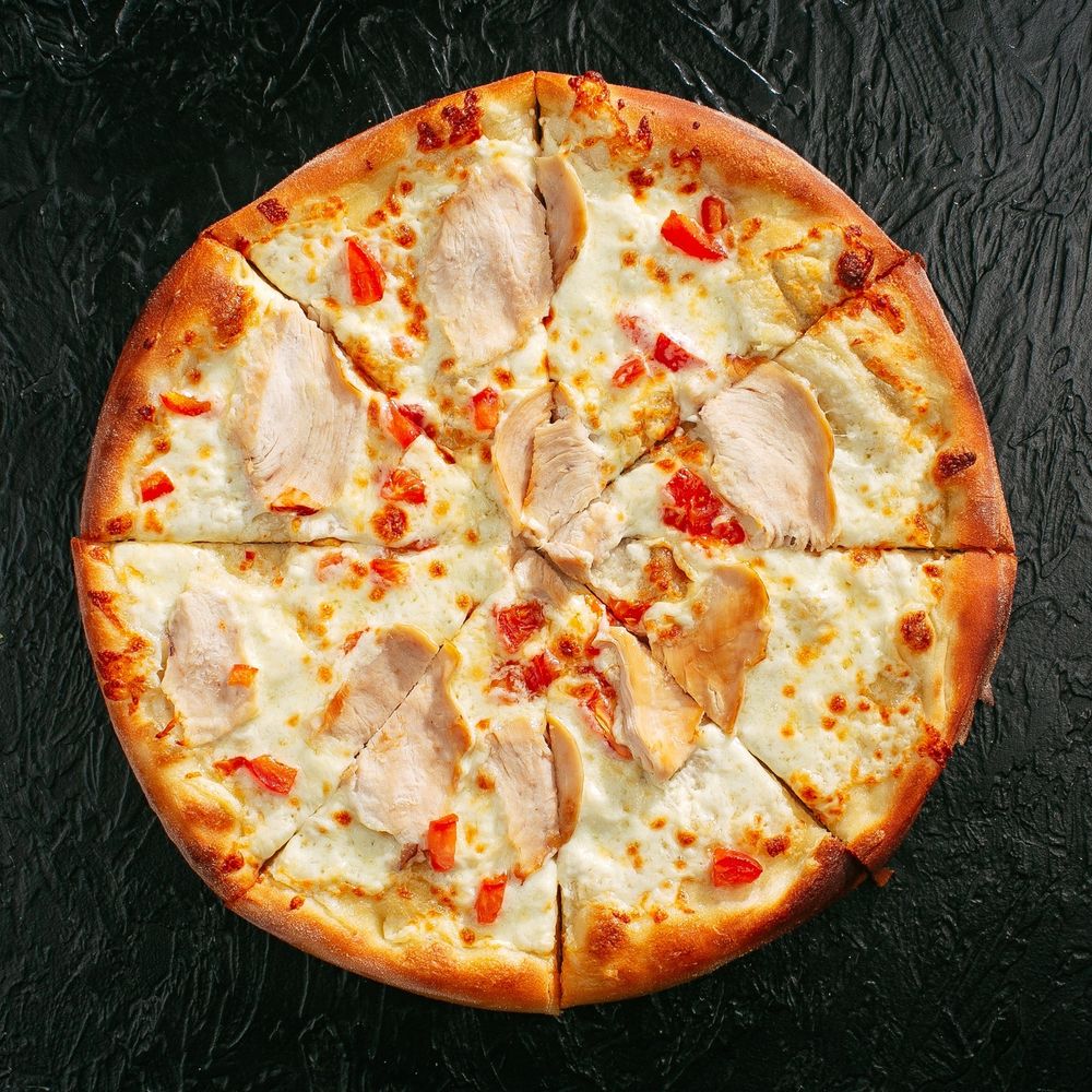 Пицца "Сырный цыплёнок"