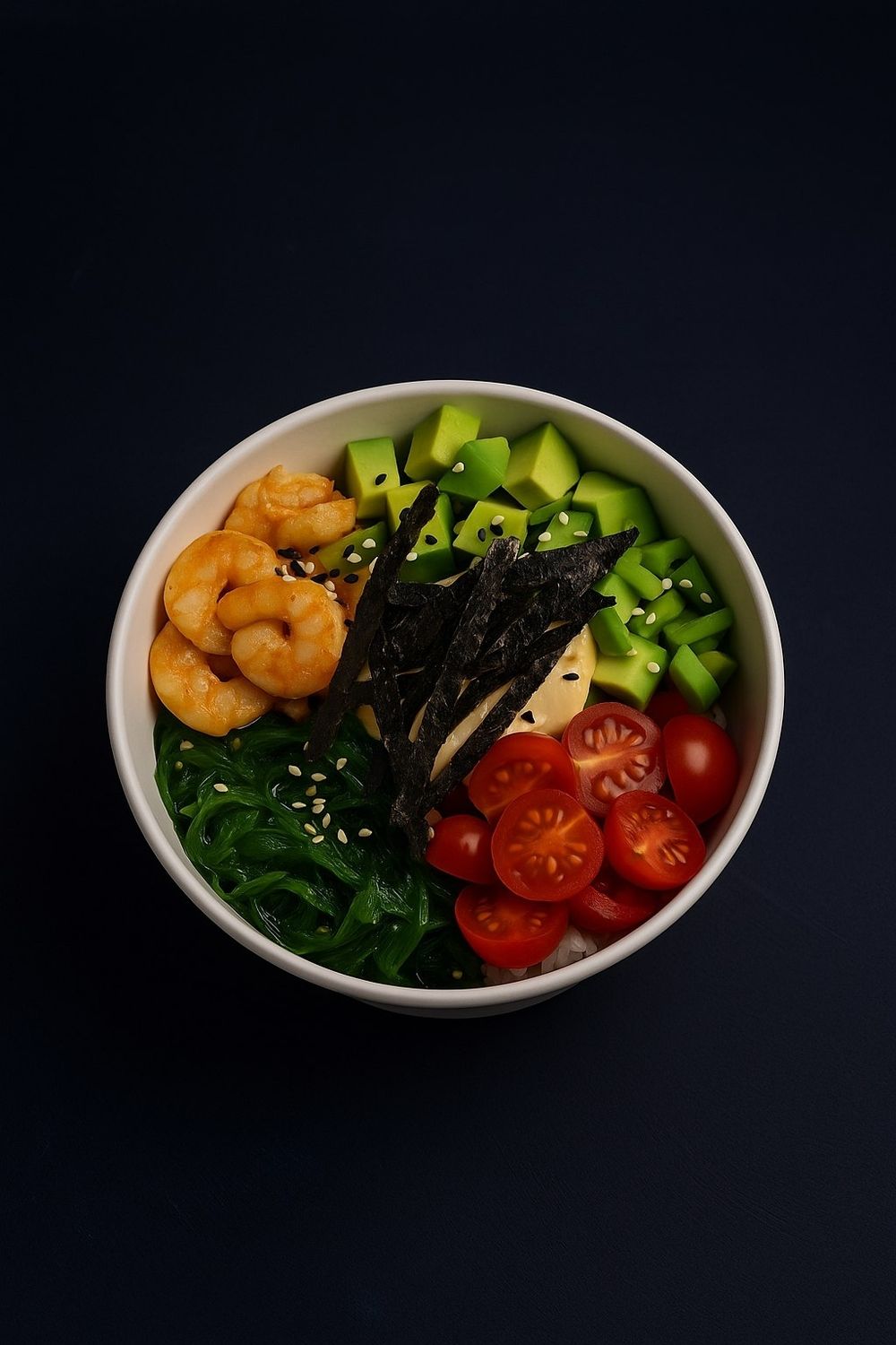 Поке с креветками