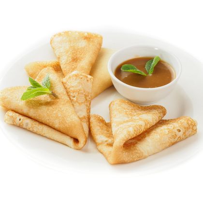 Блинчики с молочной карамелью