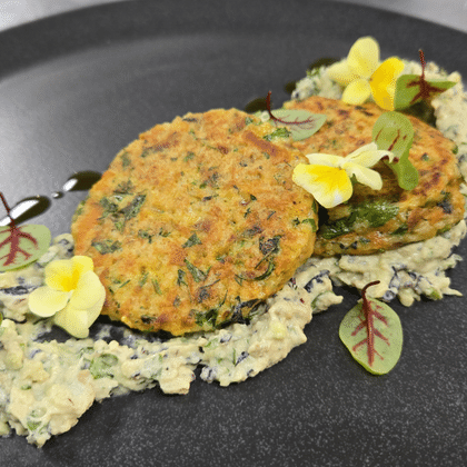 Пшеничные котлеты с гуакамоле