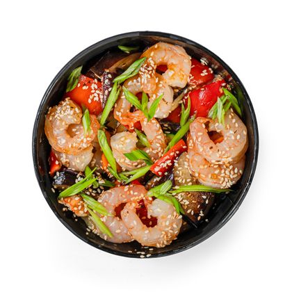 ПАД ТАЙ с креветкой и кальмаром