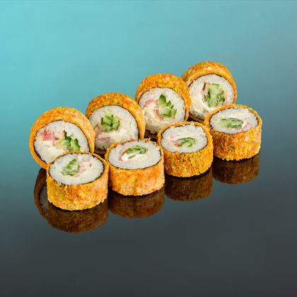 Ролл Карбонара темпура