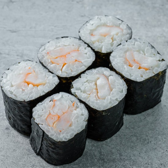 Ролл с тигровыми креветками