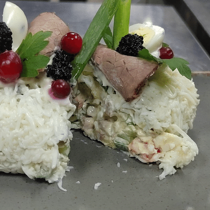 БАНКЕТ - Рулет Оливье с ростбифом