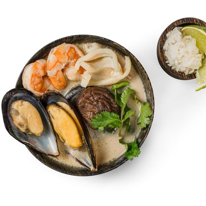 СУП Том Кха с морепродуктами