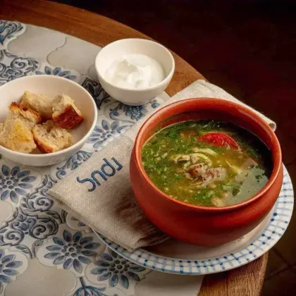 Пряный чечевичный с ягненком