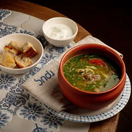 Пряный чечевичный с ягненком